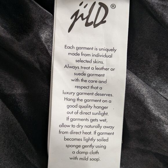 JILD New Leather Inn XS Brown Genuine Leather Jacket Women’s NWT Trucker Moto - Picture 5 of 6